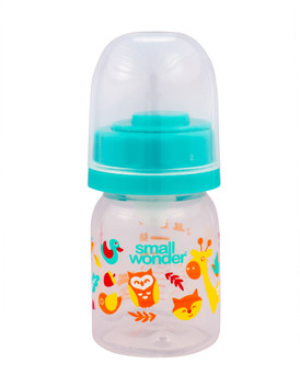 small nipple feeding bottle