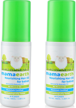 mamaearth baby hair oil