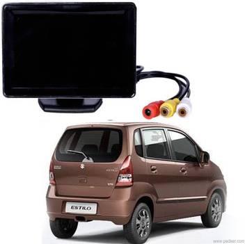 Brpearl Car Rear View Monitor 4 3 Inch Tft Lcd Digital Camera Monitor For Maruti Zen Estilo Black Led Price In India Buy Brpearl Car Rear View Monitor 4 3 Inch Tft Lcd