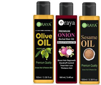 Oraya 100 Organic Virgin Olive Oil And Onion Oil Sesame Oil Hair Oil Price In India Buy Oraya 100 Organic Virgin Olive Oil And Onion Oil Sesame Oil Hair