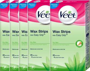Veet Full Body Waxing Kit Easy Gel Wax Technology Easier To Remove The Shortest Hair Dry