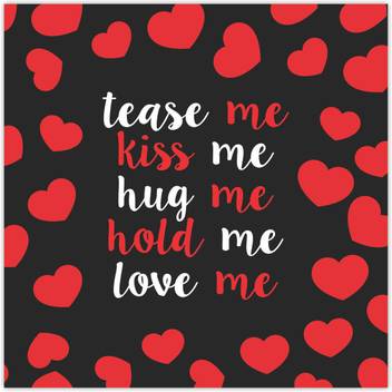 Theyayacafe Tease Kiss Hug Hold And Love Me Square Fridge Magnet Pack Of 1 Price In India Buy Theyayacafe Tease Kiss Hug Hold And Love Me Square Fridge Magnet