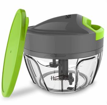 Home Puff 400 Ml 3 Blades Vegetable Chopper Cutter With Storage