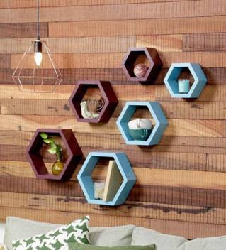 Extreme Wood Wooden Wall Shelf Wooden Wall Shelf Number Of Shelves 6 Brown Blue Wooden Wall Shelf Price In India Buy Extreme Wood Wooden Wall Shelf Wooden Wall Shelf Number