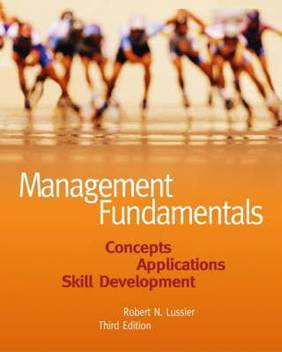 Management Fundamentals Buy Management Fundamentals By Lussier At