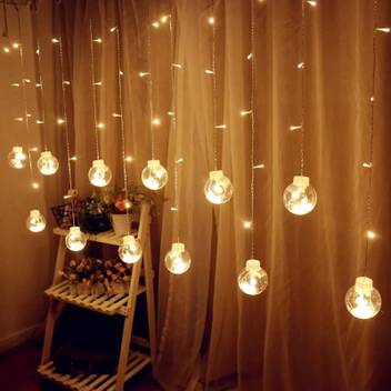Satyam Kraft Bulb Light Curtain Decoration For Wedding Party