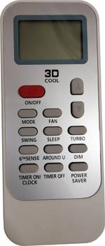 Axelleindia Compatible Replacement 3d Ac Remote Whirlpool Remote