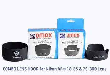 Omax Lens Hood For Nikkor Af P 18 55mm 70 300mm Lens Combo Offer Lens Hood Omax Flipkart Com