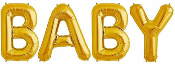 baby letter balloons
