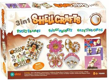 Deeta Collection 3 In 1 Shellcrafts Photo Frames Board Game Board