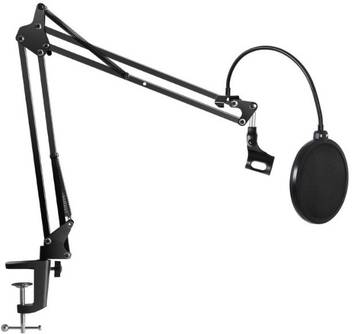 Techtest Popfilter With B 35 Microphone Stand For Recording