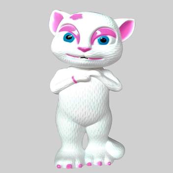 Carole Talking Cat With Stories And Songs Touch Functions White