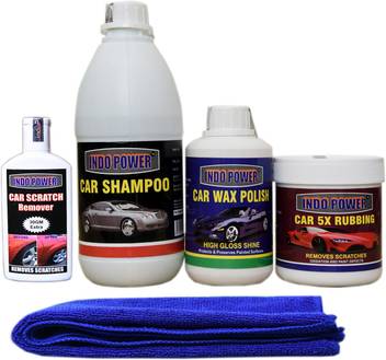 Indopower Cc75 Car Shampoo 500ml Car 5x Rubbing Polish 250ml Car