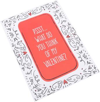 Oye Happy Romantic Greeting Card With Message And Mirror To