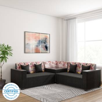 Sofame Fabric 4 Seater Sofa Price In India Buy Sofame Fabric 4