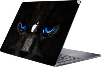 Get Wallpaper Gadgets Wrap Mcbk Gw11466 Printed Black Cat Blue Eyes Skin Top Free HD