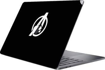 Gadgets Wrap Mcbk Gw309 Printed Avengers B W Logo Skin Top Vinyl Laptop Decal 11 Price In India Buy Gadgets Wrap Mcbk Gw309 Printed Avengers B W Logo Skin Top Vinyl