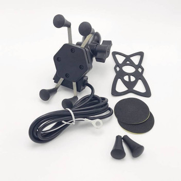 waterproof mobile holder for bike with charger