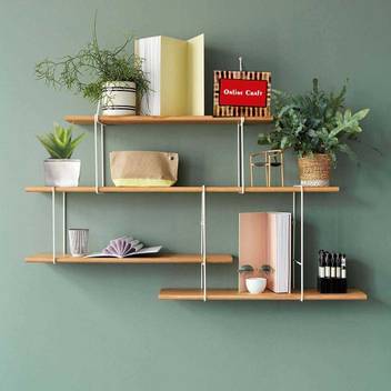 Onlinecrafts Wooden Wall Shelf Wood Iron 4 Shelf Wooden Wall Shelf Price In India Buy Onlinecrafts Wooden Wall Shelf Wood Iron 4 Shelf Wooden Wall Shelf Online At Flipkart Com