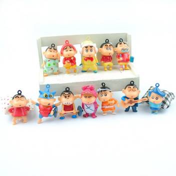 Toy Mela Shinchan Set Of 12 Pcs Cute Shinchan Action Figure With
