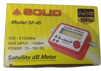 Solid Sf 45 Satellite Finder Db Meter Satellite Finder Dth Dish Tv Signal Finder Strength Tester Gain Measuring Tool Non Magnetic Electronic Level Price In India Buy Solid Sf 45 Satellite Finder
