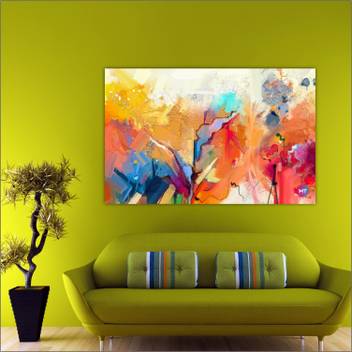 Chandras Abstract Colourful Wall Art Canvas 18 Inch X 28 Inch