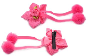 Jewelz Pink Rose Hair Clips For Kids Hair Clip Price In India Buy Jewelz Pink Rose Hair Clips For Kids Hair Clip Online At Flipkart Com