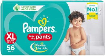 pampers diapers xl 56 pieces