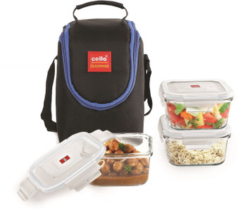 signoraware director glass lunch box