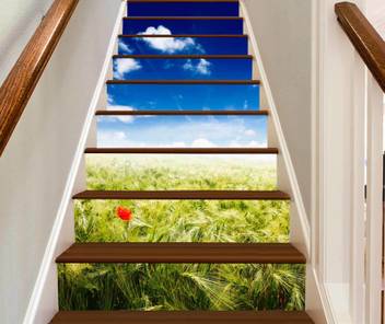 Aadiprint Medium Self Adhesive Stair Sticker For 9 Stairs 100 Cm