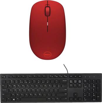 Dell Multimedia Keyboard D580 Wireless Mouse Wm126 Red Combo Set Price In India Buy Dell Multimedia Keyboard D580 Wireless Mouse Wm126 Red Combo Set Online At Flipkart Com