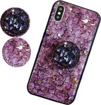 Vonzee Back Cover For Apple Iphone X Girls Soft Silicone Bling