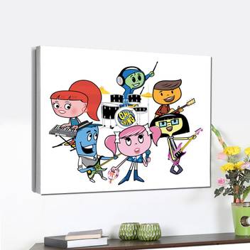 Pintura Canvas Painting With Uv Print Of Powerpuff Girls Painting