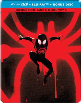 Spider Man Into The Spider Verse Steelbook Blu Ray 3d Blu