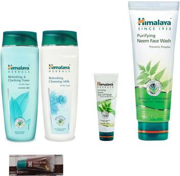 Himalaya Refreshing Clarifying Toner Purifying Neem Face Wash Purifying Neem Peel Off Mask Refreshing Cleansing Milk Coca Butter Lip Balm Price In India Buy Himalaya Refreshing Clarifying Toner Purifying