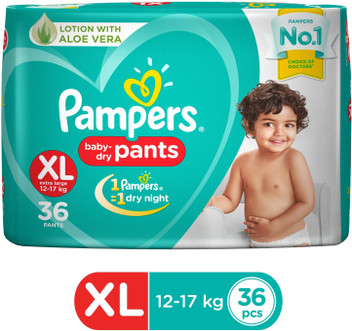 flipkart pampers large pants