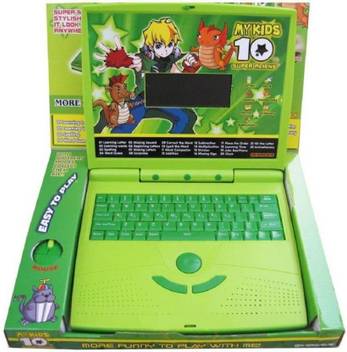 Durgaenterprises My Kids 10 Super Alien Laptop 22 Activities And Games Green Price In India Buy Durgaenterprises My Kids 10 Super Alien Laptop 22 Activities And Games Green Online At Flipkart Com