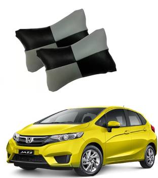 Hard Eight Black Grey Leatherite Car Pillow Cushion For Honda Price In India Buy Hard Eight Black Grey Leatherite Car Pillow Cushion For Honda Online At Flipkart Com