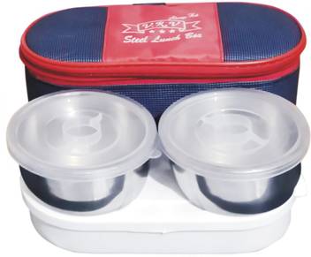 Flipkart Com Food Fun Stainless Steel Insulated Lunch Box Set For Office Men Women School Kids With Bag Cover Air Tight 3 Container 3 Containers Lunch Box