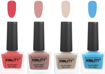 light blue matte nail polish