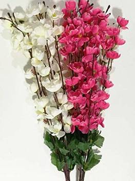 Endecor Artificial Flowers Pink White Orchids Artificial Flower Price In India Buy Endecor Artificial Flowers Pink White Orchids Artificial Flower Online At Flipkart Com