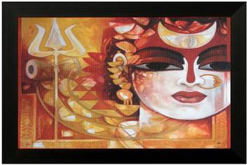 Pintura Canvas Painting With Wooden Frame Uv Print Of Goddess