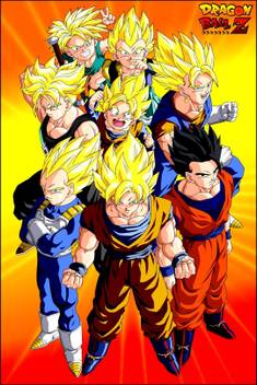 Dragon Ball Pop Art Fineart Wall Poster Without Frame Fine Art