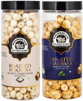 Wonderland Roasted Makhana Sea Salt Vinegar Jalepeno Foxnuts Assorted Nuts Price In India Buy Wonderland Roasted Makhana Sea Salt Vinegar Jalepeno Foxnuts Assorted Nuts Online At Flipkart Com Buy salt & pepper roasted foxnuts at best price in india from haldirams online. wonderland roasted makhana sea salt vinegar jalepeno foxnuts assorted nuts