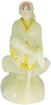 S A Gifts Radium Idols For Car Dashboard Saibaba Statue For Home