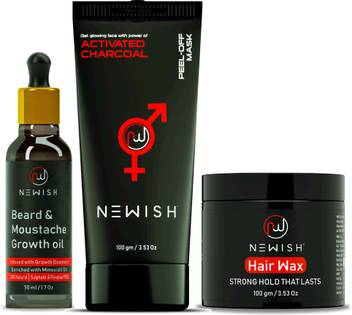 Newish Beard Growth Oil For Mens Hair Wax For Hair Styling