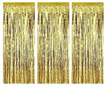 Partyballoonshk Gold 3 Ft X 10 Ft Photo Backdrop For Birthday