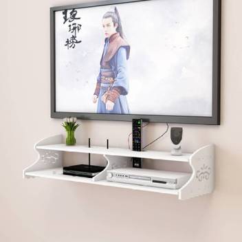 Extreme Wood Wooden Wall Set Top Box Stand White Wooden Wall Shelf Price In India Buy Extreme Wood Wooden Wall Set Top Box Stand White Wooden Wall Shelf Online At Flipkart Com