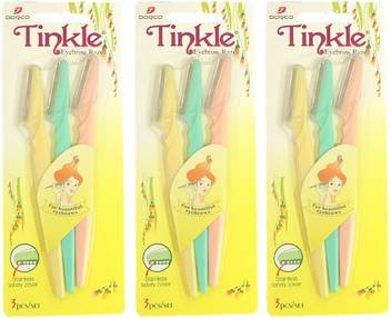 Tinkle Eyebrow Razor Pack Of 3 X 3 Price In India Buy Tinkle