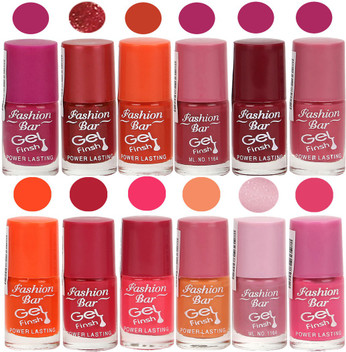 neon pink nail polish